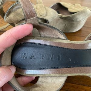 Marni Green suede sandals- Size 8 Made in Italy-